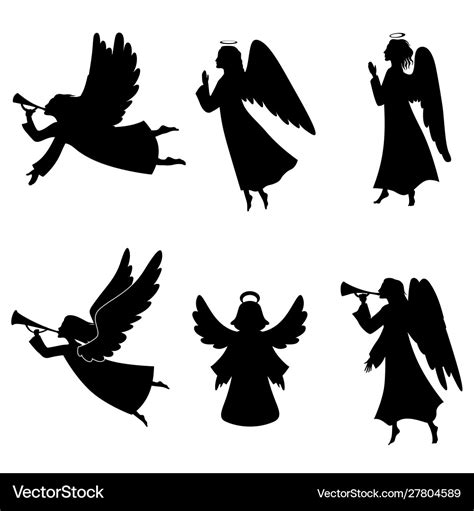 Angel Silhouette SVG