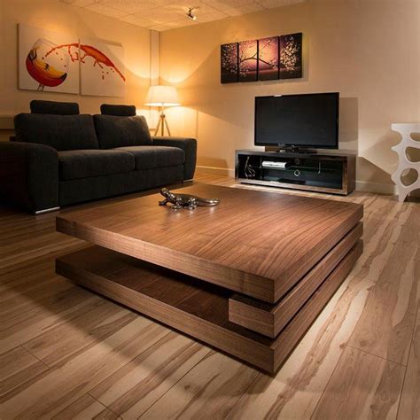 Square Low Coffee Table | Coffee Table Design Ideas