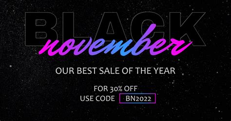 Black November Sale 2022 - BlueFangSolutions.com