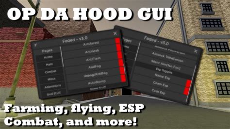 Da Hood Roblox Script Hack/Exploit GUI (Pastebin) - YouTube