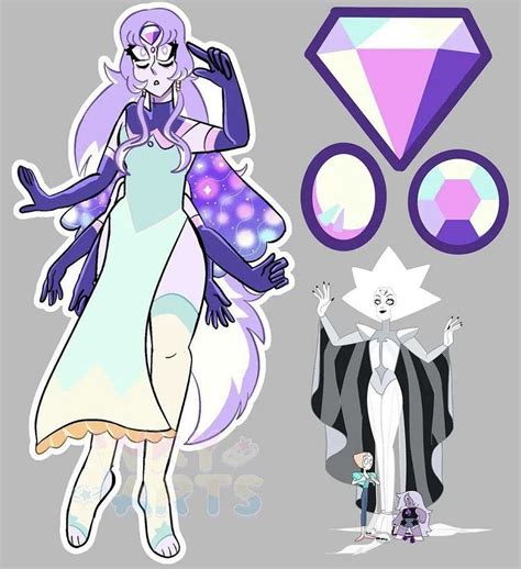 White diamond, pearl and amethyst = galaxy Quartz in 2022 | Steven ...