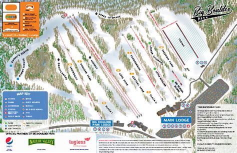 Big Boulder Trail map - Freeride