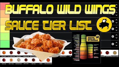 Buffalo Wild Wings Sauce Tier List - YouTube