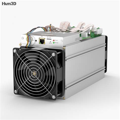 Antminer Cryptocurrency Mining Hardware 3D model - Electronics on Hum3D