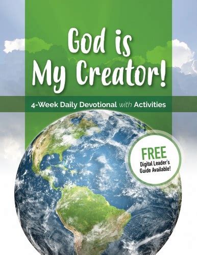 God is My Creator Devotional – Kids Enjoying Jesus