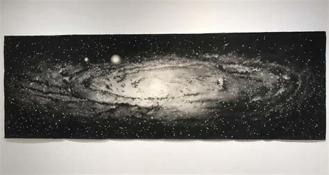 Thomas Broadbent - "Andromeda" Large Scale Watercolor Galaxy painting by Thomas Broadbent For ...