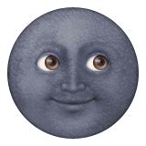 🌚 New Moon Face Emoji on Apple iOS 10.0