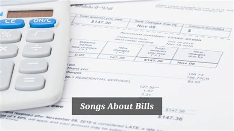 8 Pieces Of Songs About Bills - CMUSE