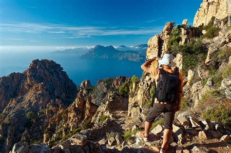 Hiking in Corsica mountains http://www.discoverfrance.com/european ...