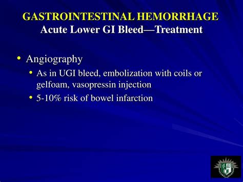 PPT - GASTROINTESTINAL HEMORRHAGE PowerPoint Presentation, free download - ID:714069