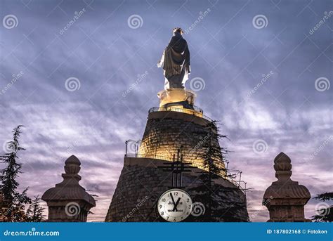 Our Lady of Lebanon statue stock photo. Image of marian - 187802168