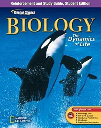 Glencoe Biology: The Dynamics of Life, Reinforcement and Study Guide, Student Edition (BIOLOGY ...