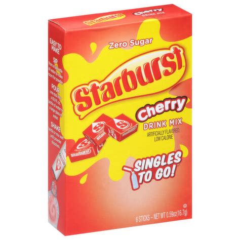 Starburst Drink Mix, Zero Sugar, Cherry