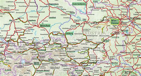 Austria Train Map - Get train tickets & rail passes for travel in ...