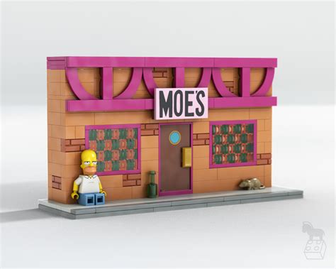 LEGO MOC Moe's Tavern by OneBrickPony | Rebrickable - Build with LEGO