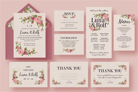 50 Wonderful Wedding Invitation & Card Design Samples | Design Shack