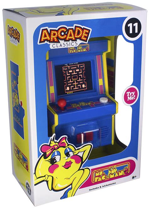 Arcade Classics - Ms Pac-Man Mini Arcade Game - Walmart.com