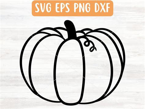 Pumpkin Outline Svg Cricut Vectorency - vrogue.co