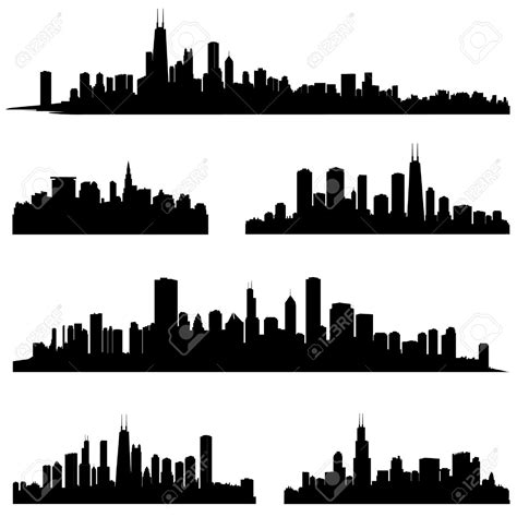 Kansas City Skyline Silhouette at GetDrawings | Free download