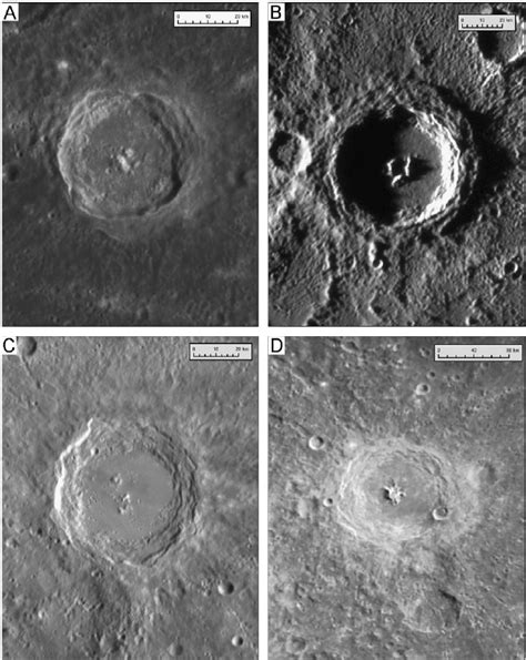 Typical complex craters on Mercury exhibit crater wall and floor ...