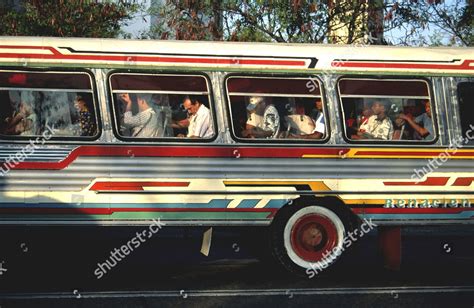 Passengers On Bus Centre Cartegena Colombia Editorial Stock Photo - Stock Image | Shutterstock