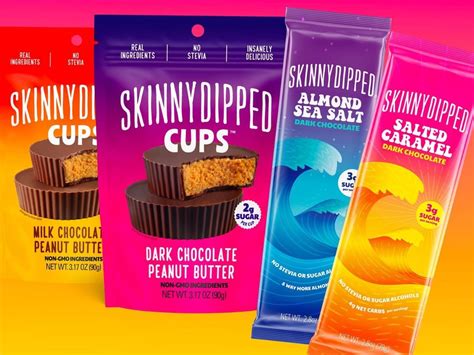 SkinnyDipped launches low-sugar chocolate bars and peanut butter cups ...