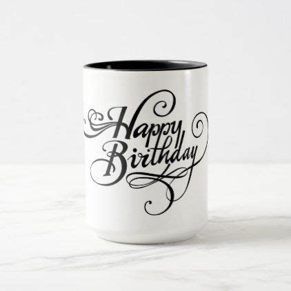 Happy Birthday Collection 1 Mug | Zazzle.com | Birthday mug, Milestone ...