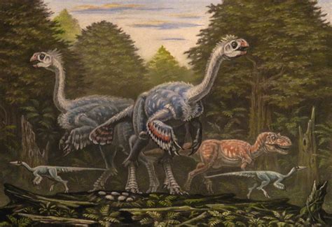 Gigantoraptor, Alectrosaurus by ABelov2014 on DeviantArt