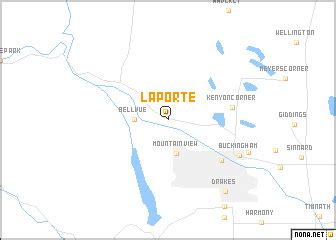 Laporte (United States - USA) map - nona.net