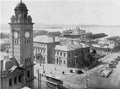 Hobart City Hall, looking towards harbour, C 1930 | Australia history, Hobart city, Australian ...