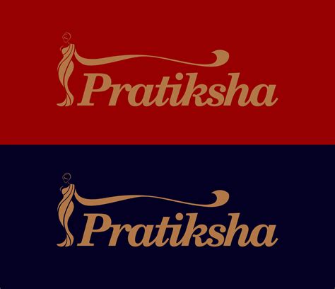 Pratiksha Sarees brand logo. Pratiksha sarees logo with women figure. 19604253 Vector Art at ...