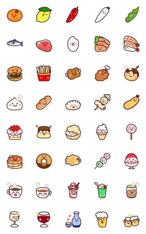 Miroron Emoji 4 – LINE Emoji | LINE STORE | Cute small drawings, Cute ...