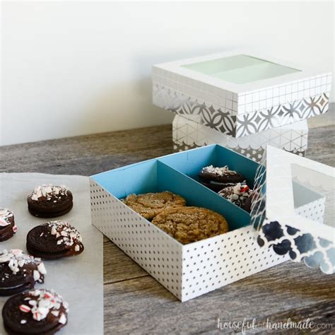 Easy Cookie Gift Boxes DIY • Crafting my Home