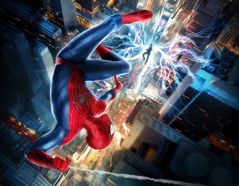 Electro Spiderman Wallpaper