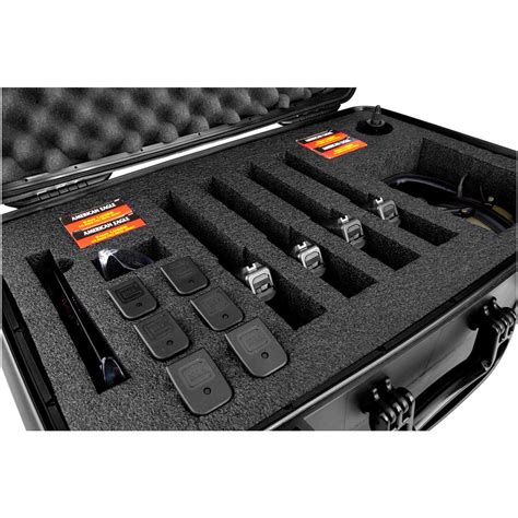 Quick Fire Cases QF920RC 9-Pistol Storage Case, No Keyed Locks - 579044, Gun Cases at Sportsman ...