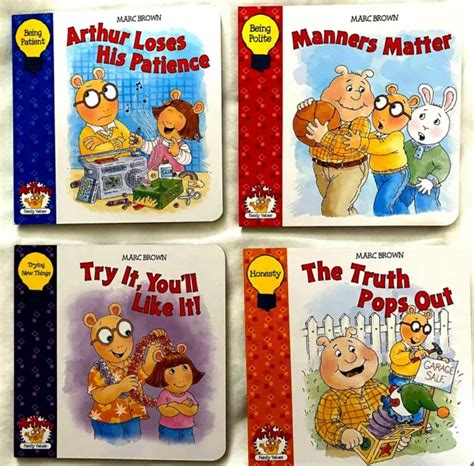 PBS KIDS ARTHUR the Aardvark Mini Board Books by Marc Brown YOUR CHOICE - 4 NEW! EUR 8,06 ...