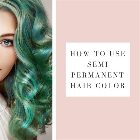 How to Use Semi Permanent Hair Color Medium Ash Blonde, Neutral Blonde, Semi Permanent Hair ...