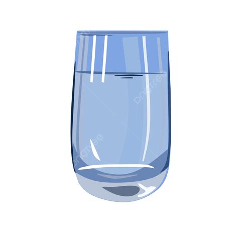 Gambar Glass With Water, Gelas Air, Kaca, Clipart Air PNG dan Vektor dengan Background ...