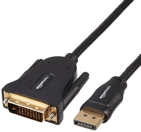 Amazon.in: Buy AmazonBasics DisplayPort to DVI Cable - 10 Feet (Black ...