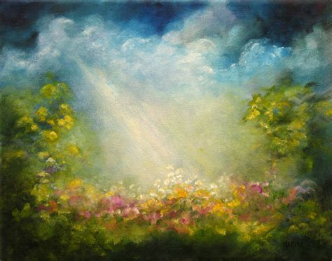 Marina Petro ~ Adventures In Daily Painting: Heaven's Light-Flower ...