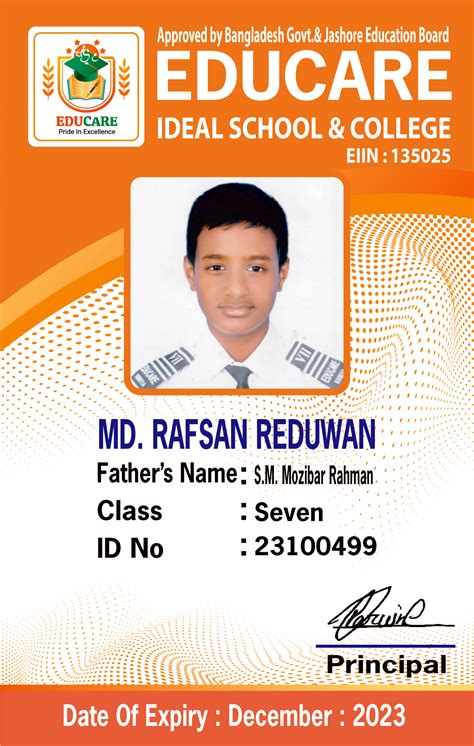 Smart ID Card – Educare Ideal School & College