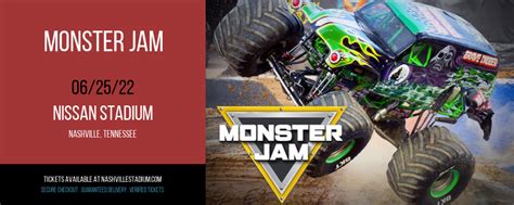 Monster Jam Tickets | 25th June | Nissan Stadium in Nashville