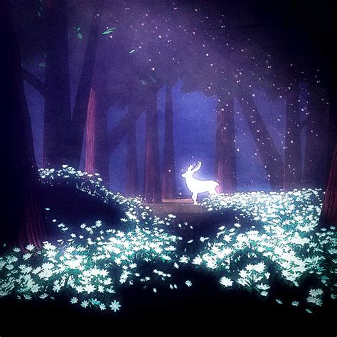 Mystical Forest Night by sadok69x on DeviantArt