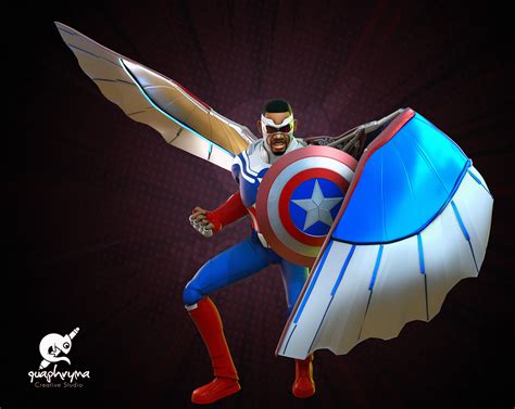 Captain America/falcon Fan art on Behance