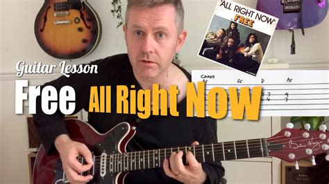 All Right Now - Free Guitar Lesson (Guitar Tab) Learn It in 7 Minutes including guitar solo ...