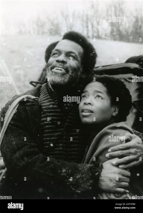 Actors Danny Glover and Oprah Winfrey in the movie Beloved, USA 1998 ...