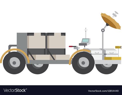 Lunar-rover Royalty Free Vector Image - VectorStock