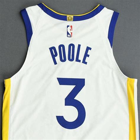 Jordan Poole - Golden State Warriors - Game-Worn Association Edition Jersey - 2019-20 NBA Season ...