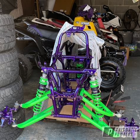 Yamaha Banshee Project coated in a Illusion Purple, Clear Vision and ...