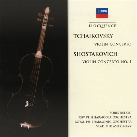 Tchaikovsky: Violin Concerto; Shostakovich: Violin Concerto No. 1 - Eloquence Classics